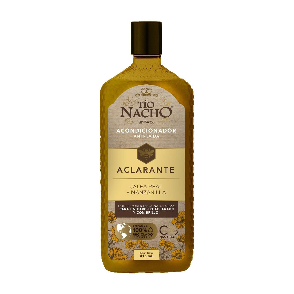 Acondicionador TÍO NACHO Aclarado Natural Frasco 415ml