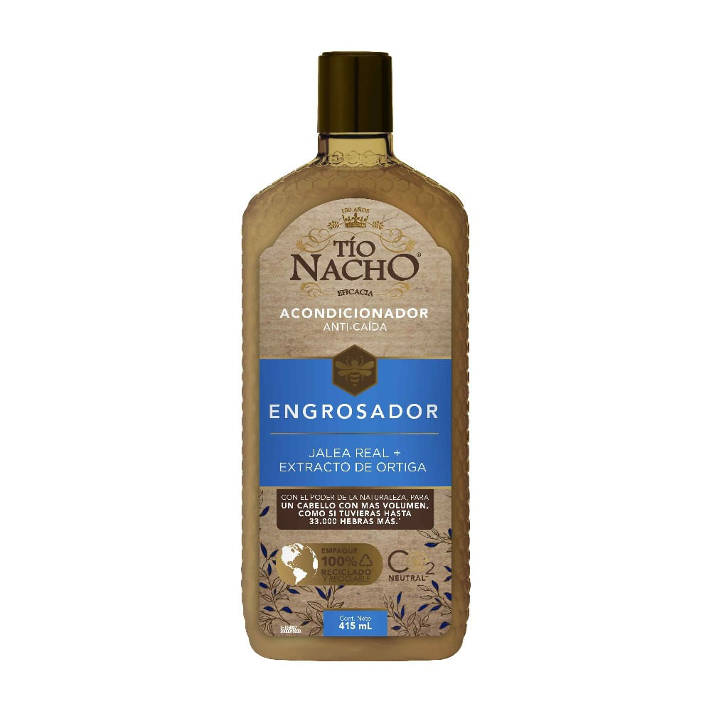 Acondicionador TÍO NACHO Sistema Engrosador Frasco 415ml