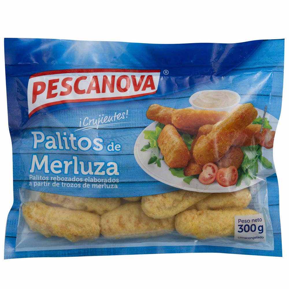Palitos de Merluza PESCANOVA Bolsa 300g