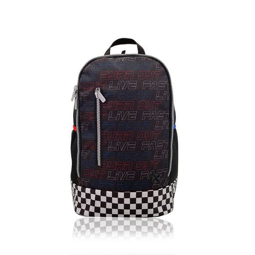 Mochila Negra Y Blanco Racer Nick 121 | plazaVea - Supermercado