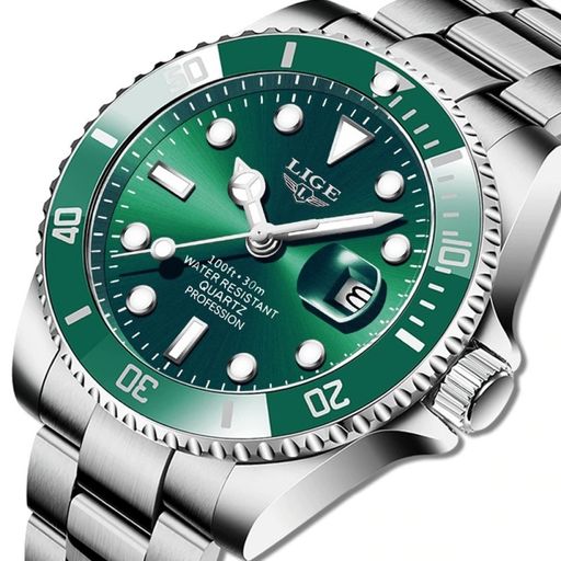 Reloj Hombre Lujo 10045 Verde Cuarzo Japonés | plazaVea - Supermercado