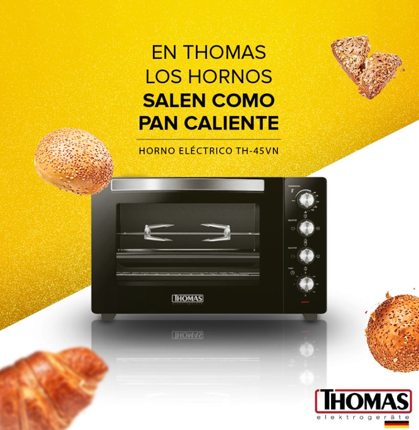 Ripley - HORNO ELECTRICO THOMAS TH-48N